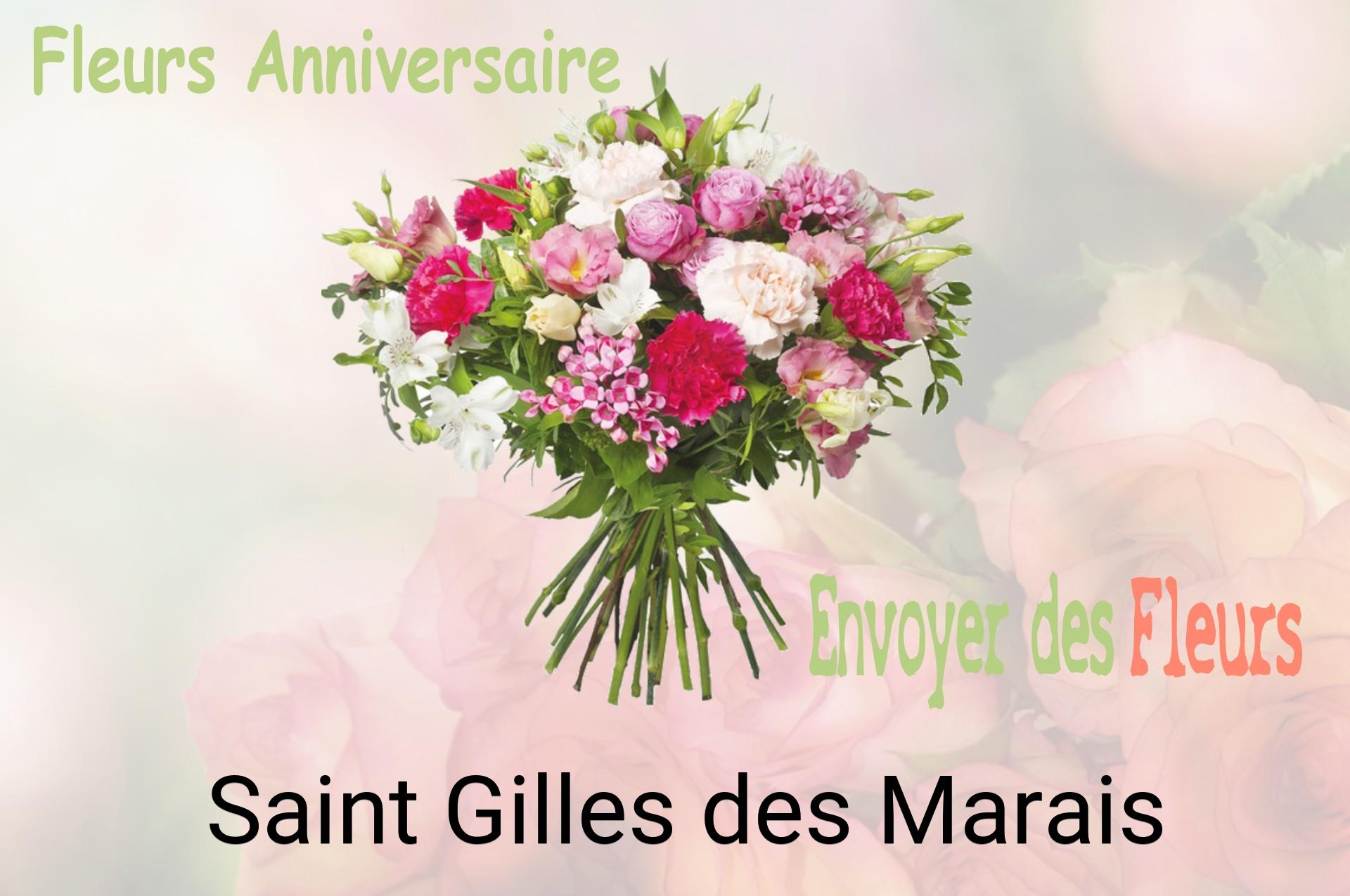 Bouquet de fleurs d’anniversaire livré à Saint-Gilles-des-Marais