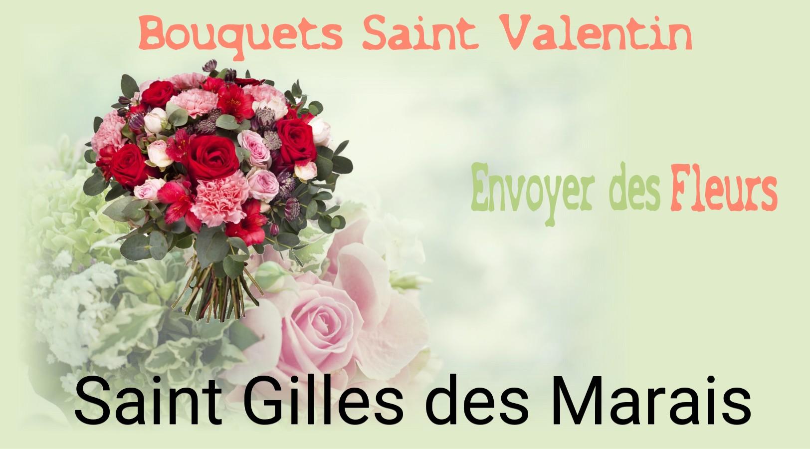 Roses de Saint-Valentin livrées à Saint-Gilles-des-Marais